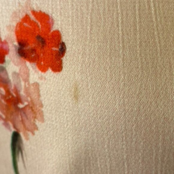 Amur‎ Floral Ruched Silk Dress Small - Picture 9 of 9